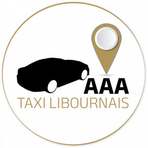 logo AAA Taxi Libournais pour trajet Saint-Émilion Bordeaux